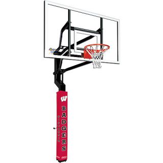 Goalsetter Wisonsin Badgers Basketball Pole Pad, Red (PC824WIS)