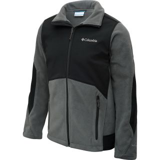 COLUMBIA Mens Ballistic III Fleece Jacket   Size Medium, Grill/black