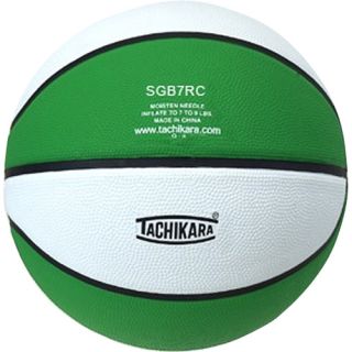 Tachikara Dual Colored Rubber Basketball (29.5)   Assorted Colors, Kelly/white