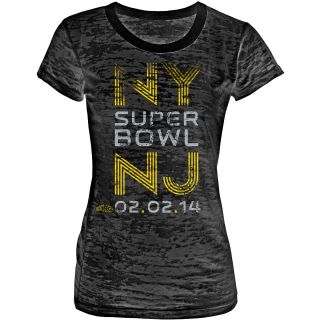 G III Womens Super Bowl XLVIII Slub Scoop Neck Short Sleeve T Shirt   Size