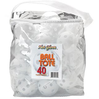 Unique Sports Hot Glove Plastic Practice Baseball Tote (TBP 40)