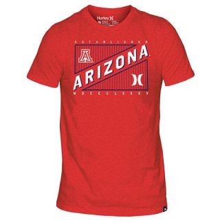 HURLEY Mens Arizona Wildcats Premium Crew T Shirt   Size Xl, Red