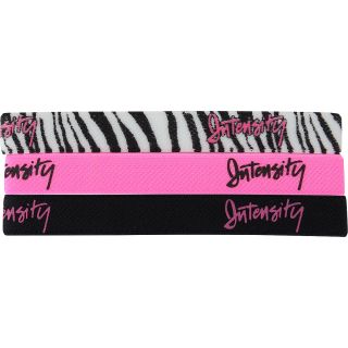 INTENSITY Stinger Wristbands   3 Pack, Pink/zebra
