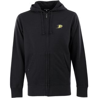 Antigua Anaheim Ducks Mens Full Zip Hooded Sweatshirt   Size XL/Extra Large,