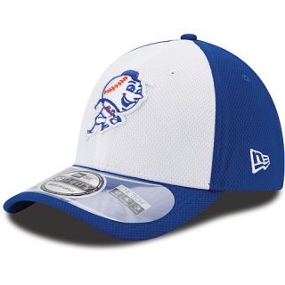 NEW ERA Mens New York Mets White Front Diamond 39THIRTY Stretch Fit Cap   Size
