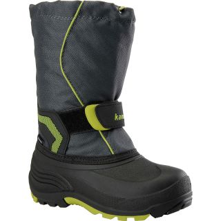 KAMIK Boys Snowbank Winter Boots   Size 3, Charcoal
