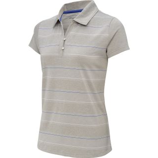TOMMY ARMOUR Womens Striped Heather Short Sleeve Golf Polo   Size Large,