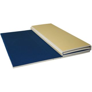 AAI EZ Fold Tumbling Mat   6 Foot x 12 Foot x 1 3/8 Inches, Blue (416 765)