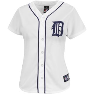 Majestic Athletic Detroit Tigers Miguel Cabrera Womens Replica Home Jersey  