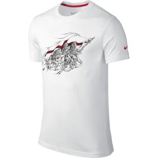 NIKE Mens England Core Plus Short Sleeve T Shirt   Size Xl, White