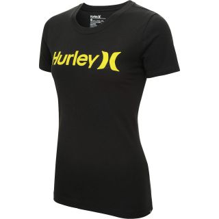 HURLEY Womens One & Only Perfect Crew Short Sleeve T Shirt   Size Medium,