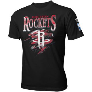 adidas Youth Houston Rockets Retro Swirl Short Sleeve T Shirt   Size Xl, Black