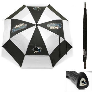 Team Golf San Jose Sharks Double Canopy Golf Umbrella (637556153692)