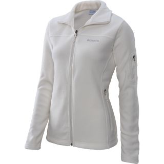 COLUMBIA Womens Fast Trek II Full Zip Fleece Jacket   Size Medium, Sea Salt