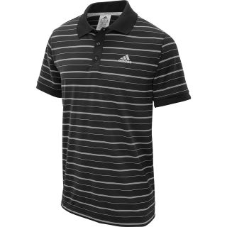 adidas Mens Sequencials Striped Short Sleeve Tennis Polo   Size Small, Urban