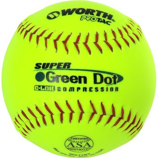 WORTH Green Dot 11 inch Slowpitch Softball