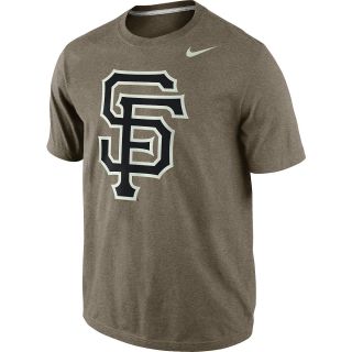 NIKE Mens San Francisco Giants MLB Seasonal Logo Tri Blend Short Sleeve T 