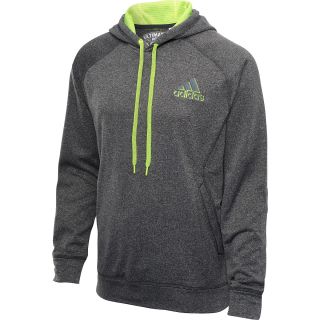 adidas Mens Ultimate Fleece Pullover Hoodie   Size Xl, Dk Shale