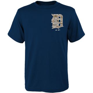 MAJESTIC ATHLETIC Youth Detroit Tigers Memorial Day 2014 Wordmark Short Sleeve