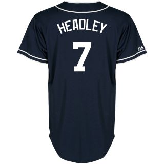 Majestic Athletic San Diego Padres Chase Headley Replica Alternate Navy Jersey  
