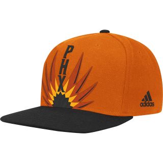 adidas Mens Phoenix Suns Jersey Hook Flat Brim Snapback Cap, Multi Team