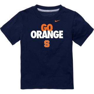 NIKE Youth Syracuse Orange Local Short Sleeve T Shirt   Size Medium, Navy