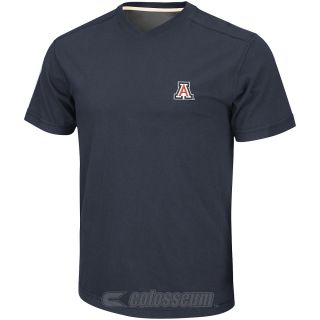COLOSSEUM Mens Arizona Wildcats Mirage V Neck T Shirt   Size 2xl, Navy