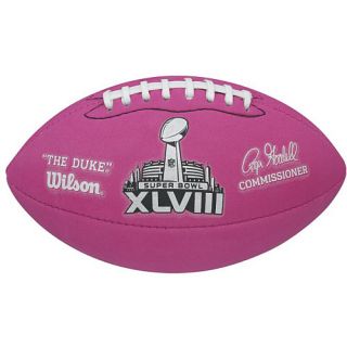 Super Bowl XLVIII Mini Pink Football   Size Mini