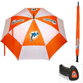 Team Golf Miami Dolphins Double Canopy Golf Umbrella (637556315694)