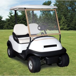 Classic Accessories Portable Golf Cart Windshield, Sand/clear (4000101240100)