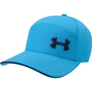 UNDER ARMOUR Mens Offset Golf Stretch Fit Cap   Size M/l, Blue/navy