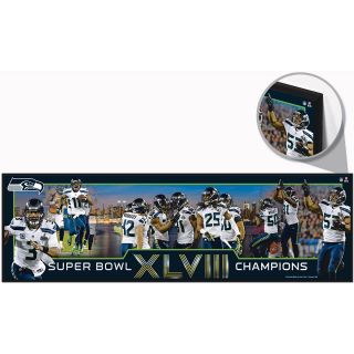 Wincraft Seattle Seahawks Super Bowl 48 Champions 9x30 Wood Sign (19813026)