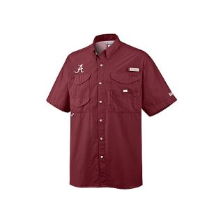 COLUMBIA Mens Alabama Crimson Tide Bonehead Short Sleeve Shirt   Size Xl, Red