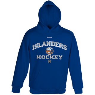 REEBOK Youth New York Islanders Authentic Elite Fleece Pullover Hoody   Size