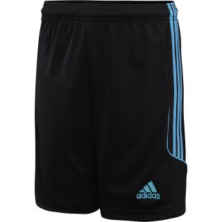 adidas Boys Squadra 13 Soccer Shorts   Size Small, Black/solar Blue