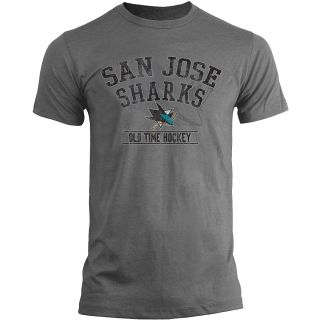 OLD TIME SPORTS Mens San Jose Sharks Eastvale Tri Blend Short Sleeve T Shirt  