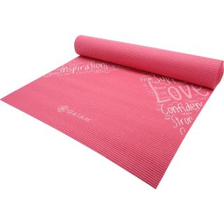 GAIAM Pink Ribbon II Printed Yoga Mat, Pink