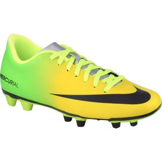 NIKE Mens Mercurial Vortex FG Low Soccer Cleats   Size 8, Yellow/green