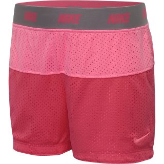 NIKE Girls Sport Mesh Shorts   Size Large, Polar Pink/pink