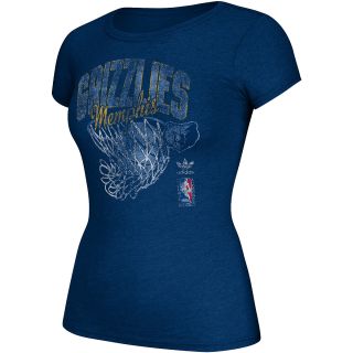 adidas Womens Memphis Grizzlies Nice Shot Too Short Sleeve T Shirt   Size
