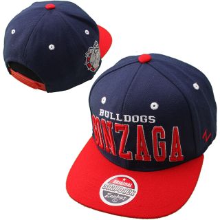 Zephyr Gonzaga Bulldogs Super Star 32/5 Adjustable Hat   Navy/Scarlet