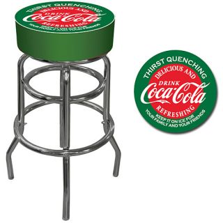 Trademark Global Red and Green Coca Cola Pub Stool (COKE 1000 V15)