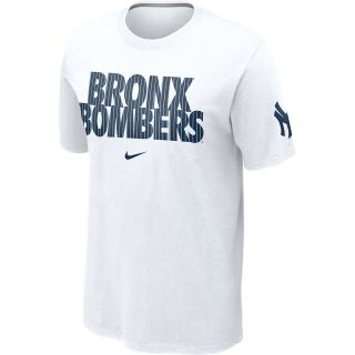 NIKE Mens New York Yankees Bronx Bombers Local Short Sleeve T Shirt 12  