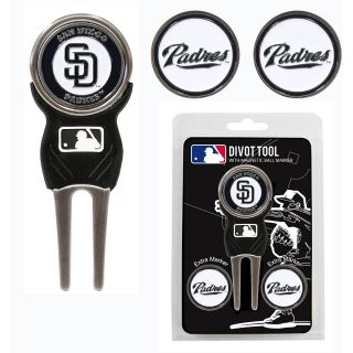 Team Golf MLB San Diego Padres 3 Marker Signature Divot Tool Pack (637556972453)