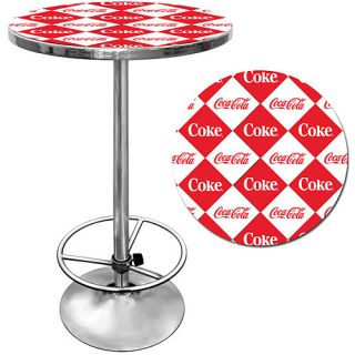 Trademark Global Coca Cola Pub Table   Checker Design (COKE 2000 V10)