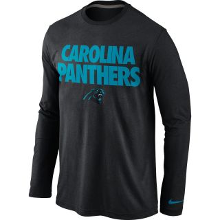 NIKE Mens Carolina Panthers Legend Long Sleeve T Shirt   Size Large,
