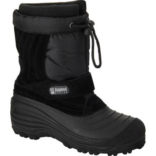 ALPINE DESIGN Boys Snow Crusher PAC Winter Boots   Size 7medium, Black