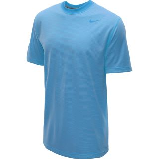 NIKE Mens Dri FIT Touch Short Sleeve T Shirt   Size 2xl, Vivid Blue/grey
