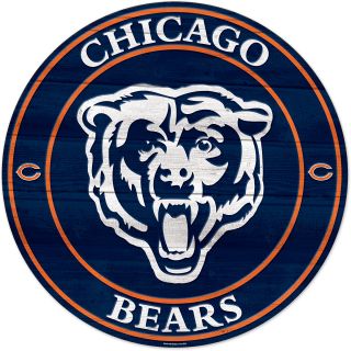 Wincraft Chicago Bears Round Wooden Sign (56480011)