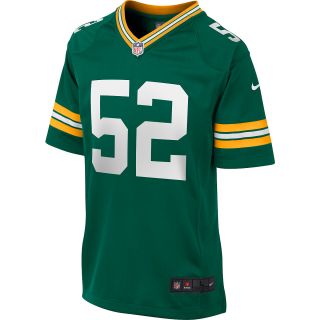 NIKE Youth Green Bay Packers Clay Matthews Game Team Color Jersey   Size Xl